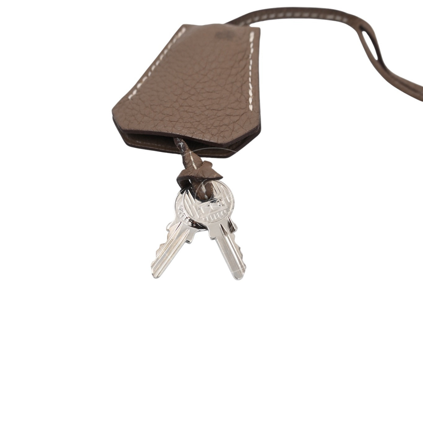 [Pre-owned] Hermes Shoulder Birkin Etoupe Square O PHW