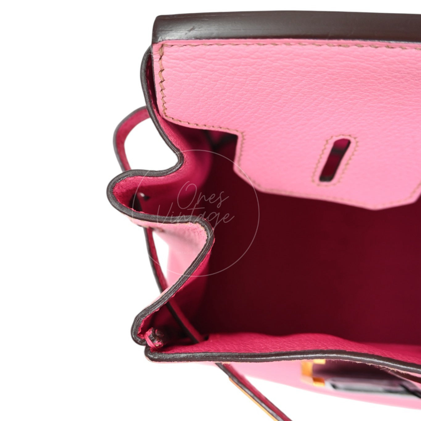 Hermes Birkin 30 5P Epsom GHW Pink Rose Tyrien Square P