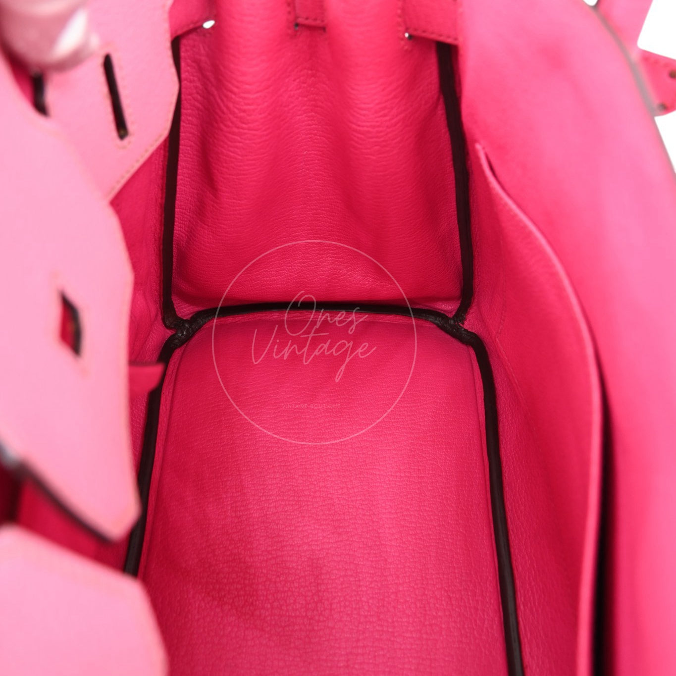 Hermes Birkin 30 5P Epsom GHW Pink Rose Tyrien Square P