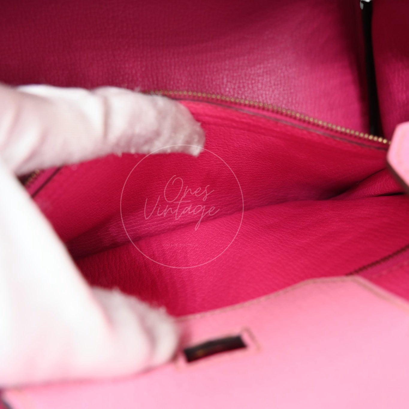 Hermes Birkin 30 5P Epsom GHW Pink Rose Tyrien Square P