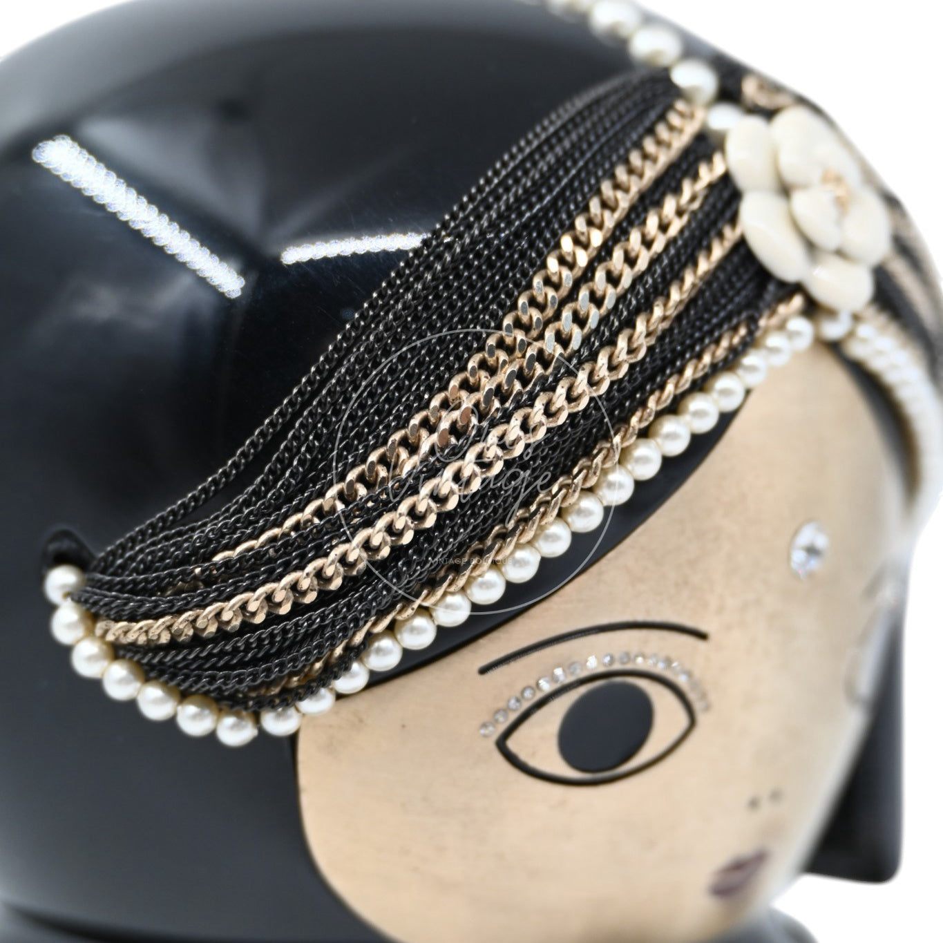 Chanel Paris-Bombay Métiers d'Art Matryoshka Doll Minaudière Black Resin GHW Black & Gold Series 16