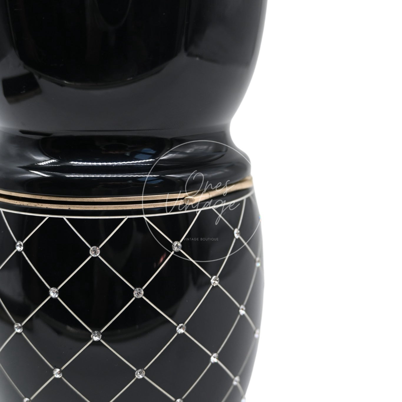 Chanel Paris-Bombay Métiers d'Art Matryoshka Doll Minaudière Black Resin GHW Black & Gold Series 16