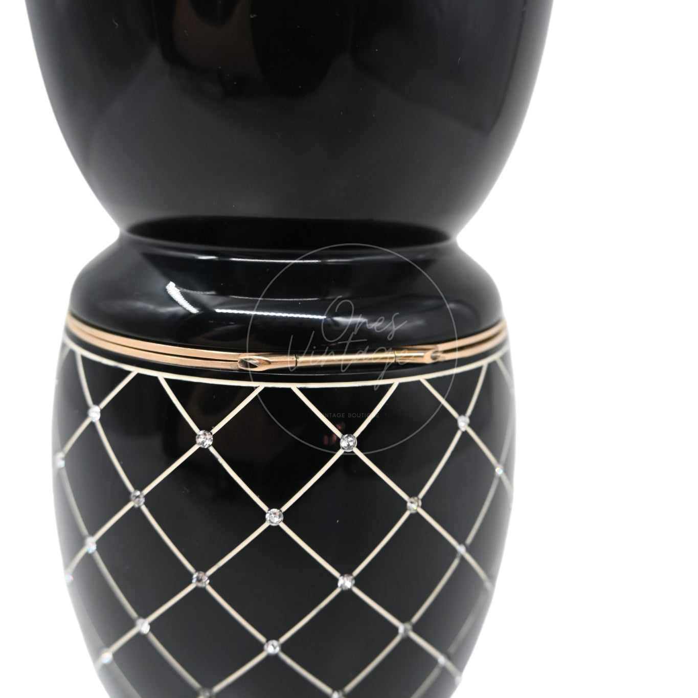 Chanel Resin Paris-Shanghai Doll Evening Bag GHW Black