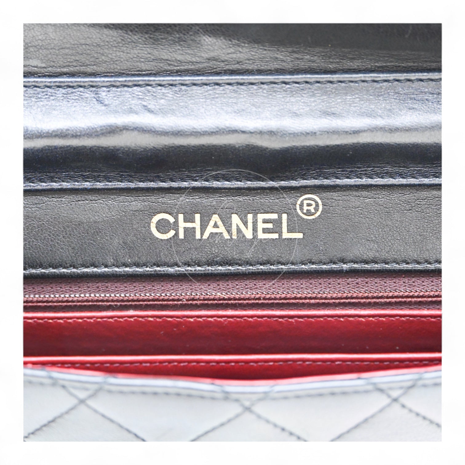 [Pre-owned] Chanel Black Quilted Aged Calfskin Double CC Turn-Lock Mini Briefcase Bag