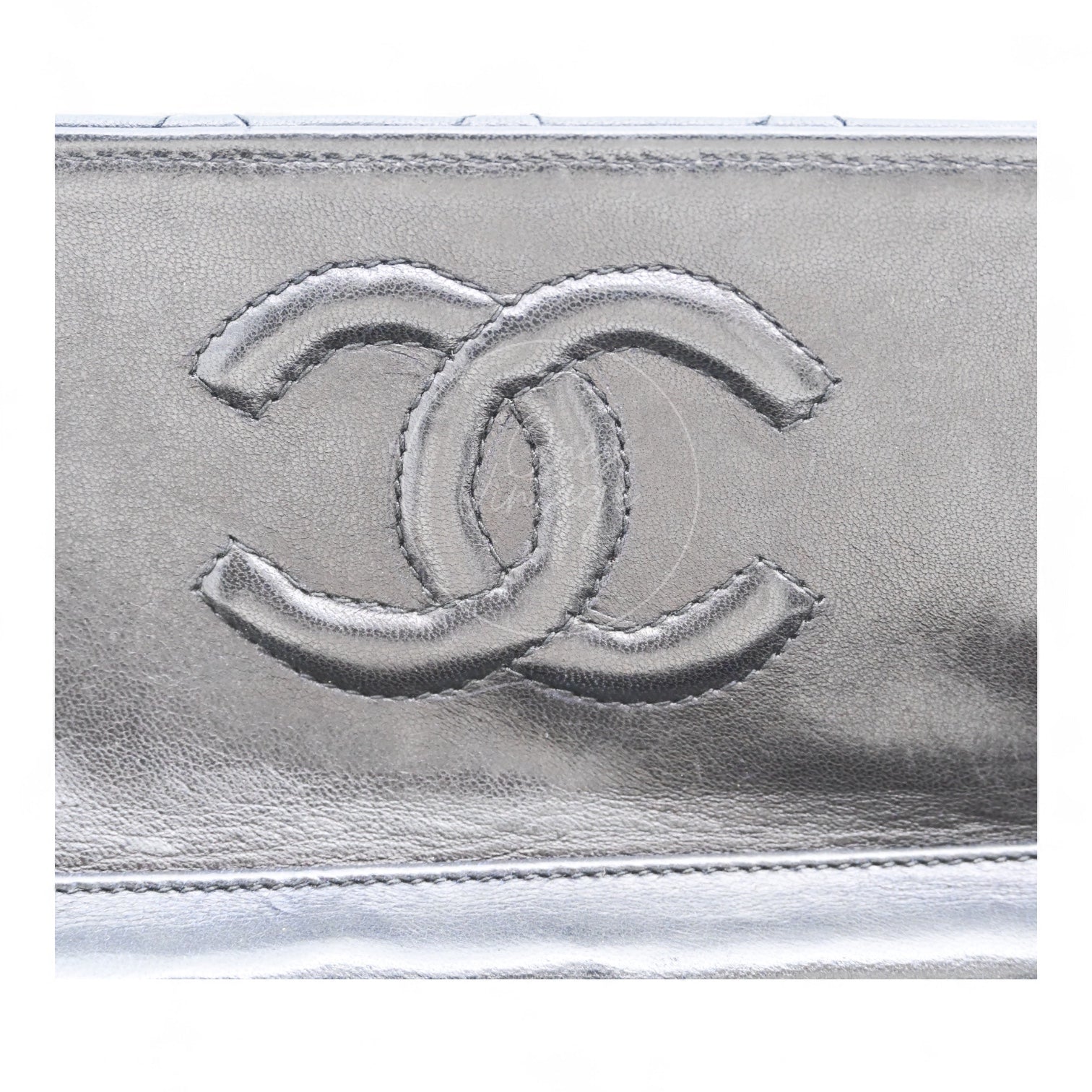 [Pre-owned] Chanel Black Quilted Aged Calfskin Double CC Turn-Lock Mini Briefcase Bag