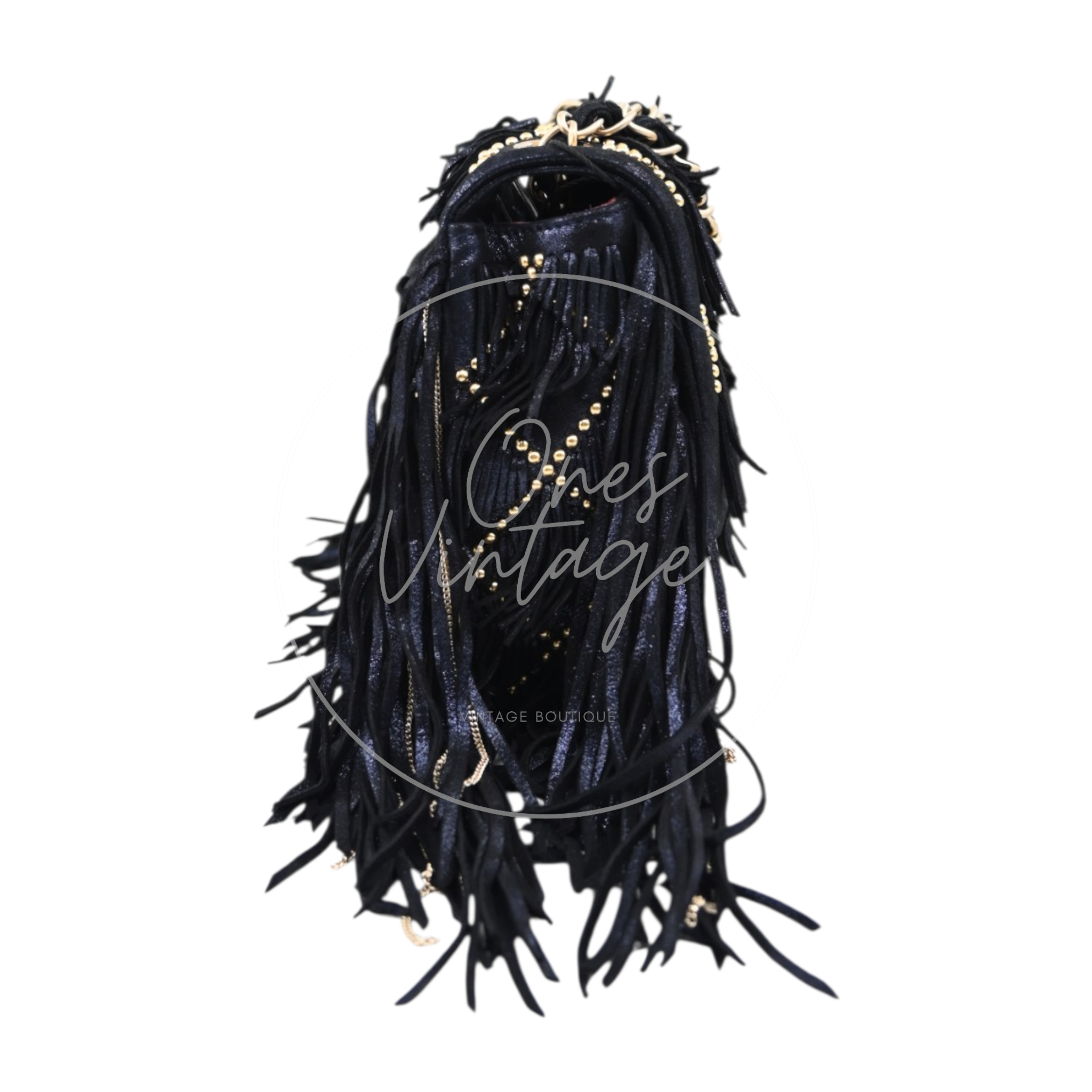 Chanel Paris Dallas Fringe Calfskin Flap Bag GHW Navy Series 19 deposit link