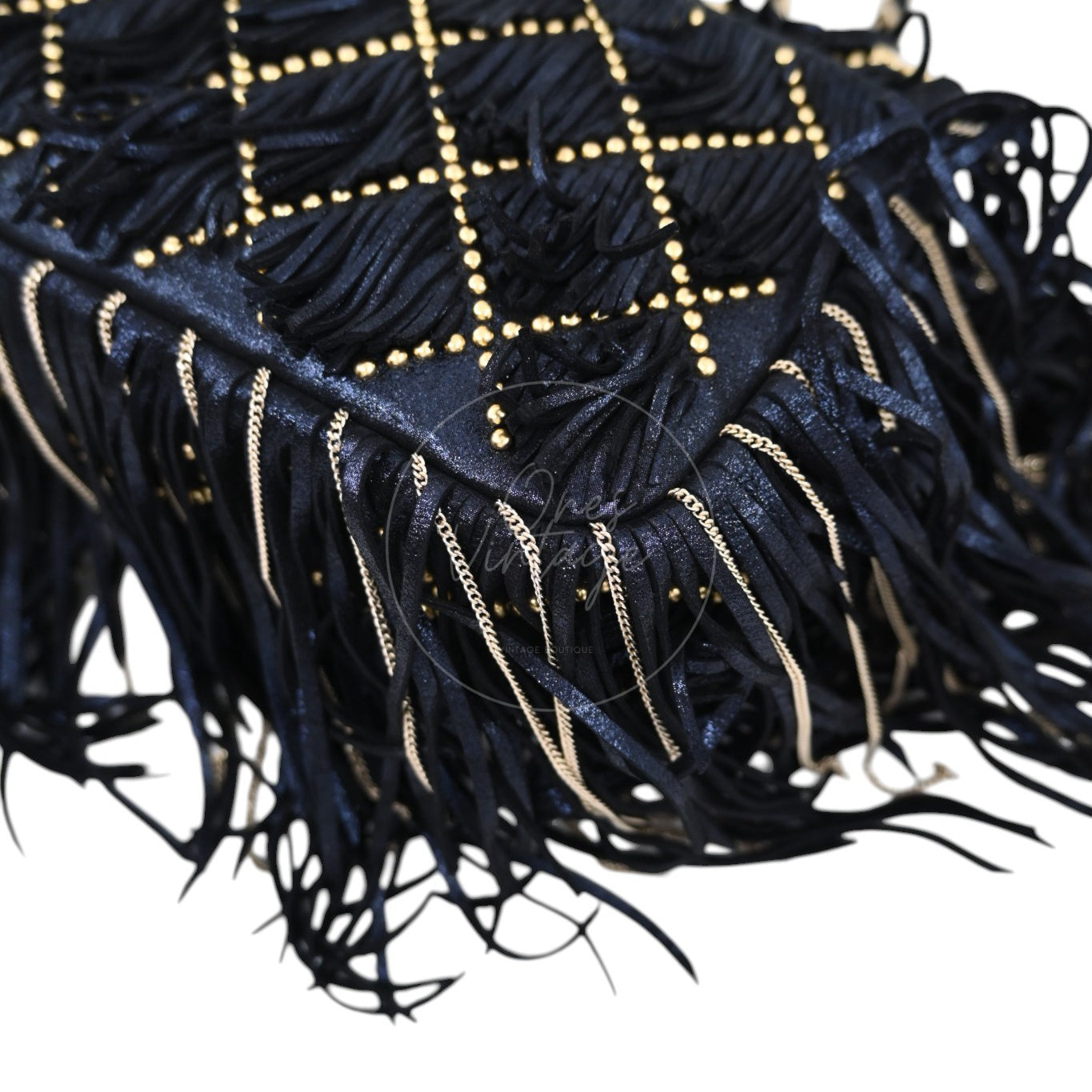 Chanel Paris Dallas Fringe Calfskin Flap Bag GHW Navy Series 19 deposit link