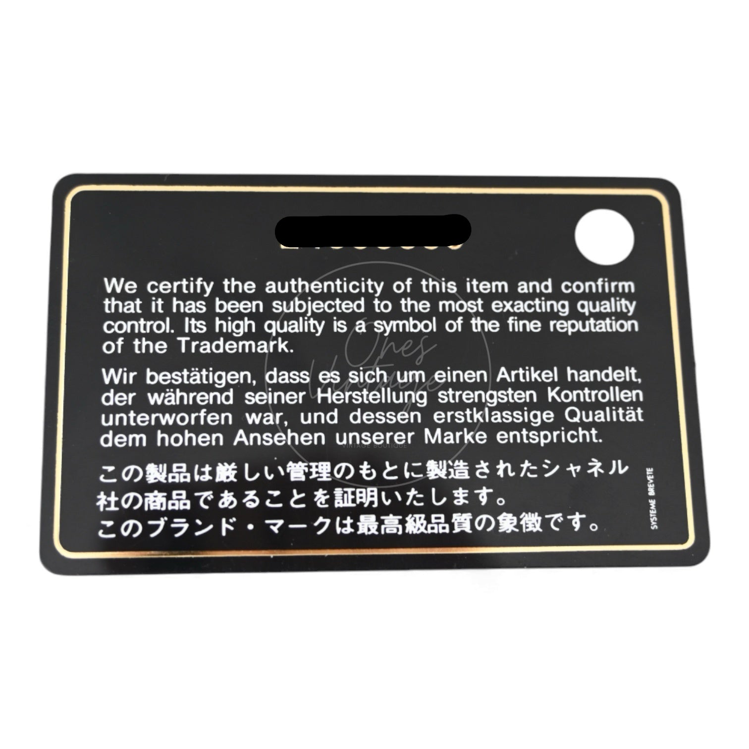 [Pre-owned] Chanel Paris-Bombay Matryoshka Doll Black Gold Clutch Series 24 bag