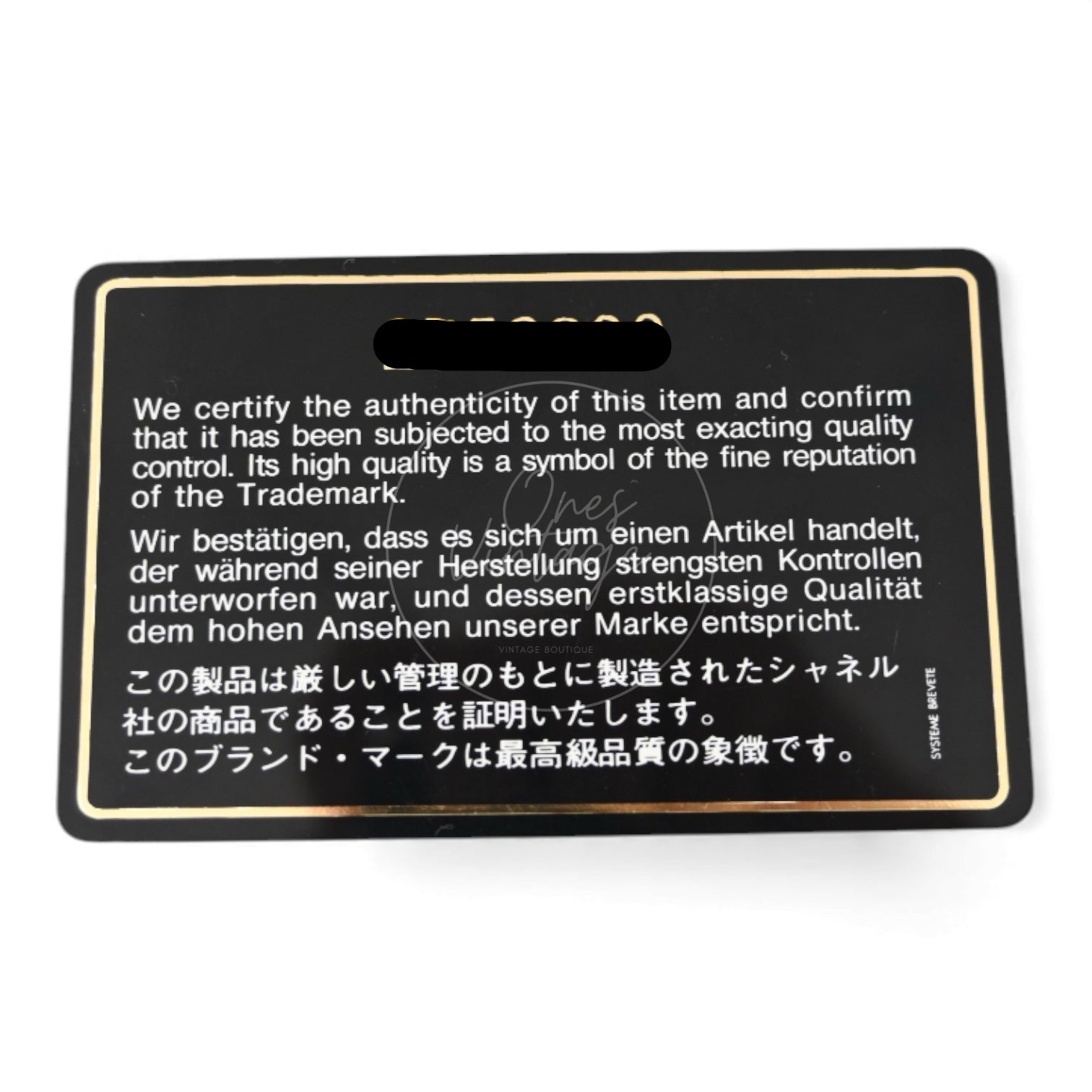 [Pre-owned] Chanel Classic Flap 23 Black Series 2 Lambskin Bag