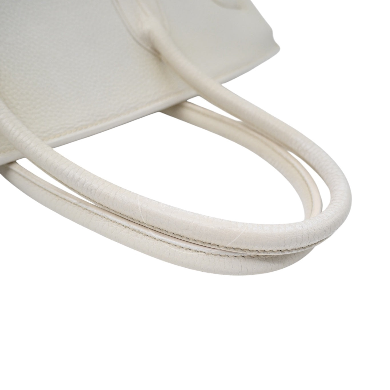 [Pre-owned] Hermes Birkin Shoulder White PHW Square I