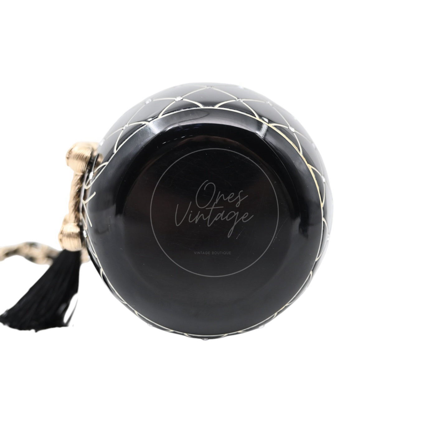 [Pre-owned] Chanel Black Resin Paris-Shanghai Doll Evening Bag