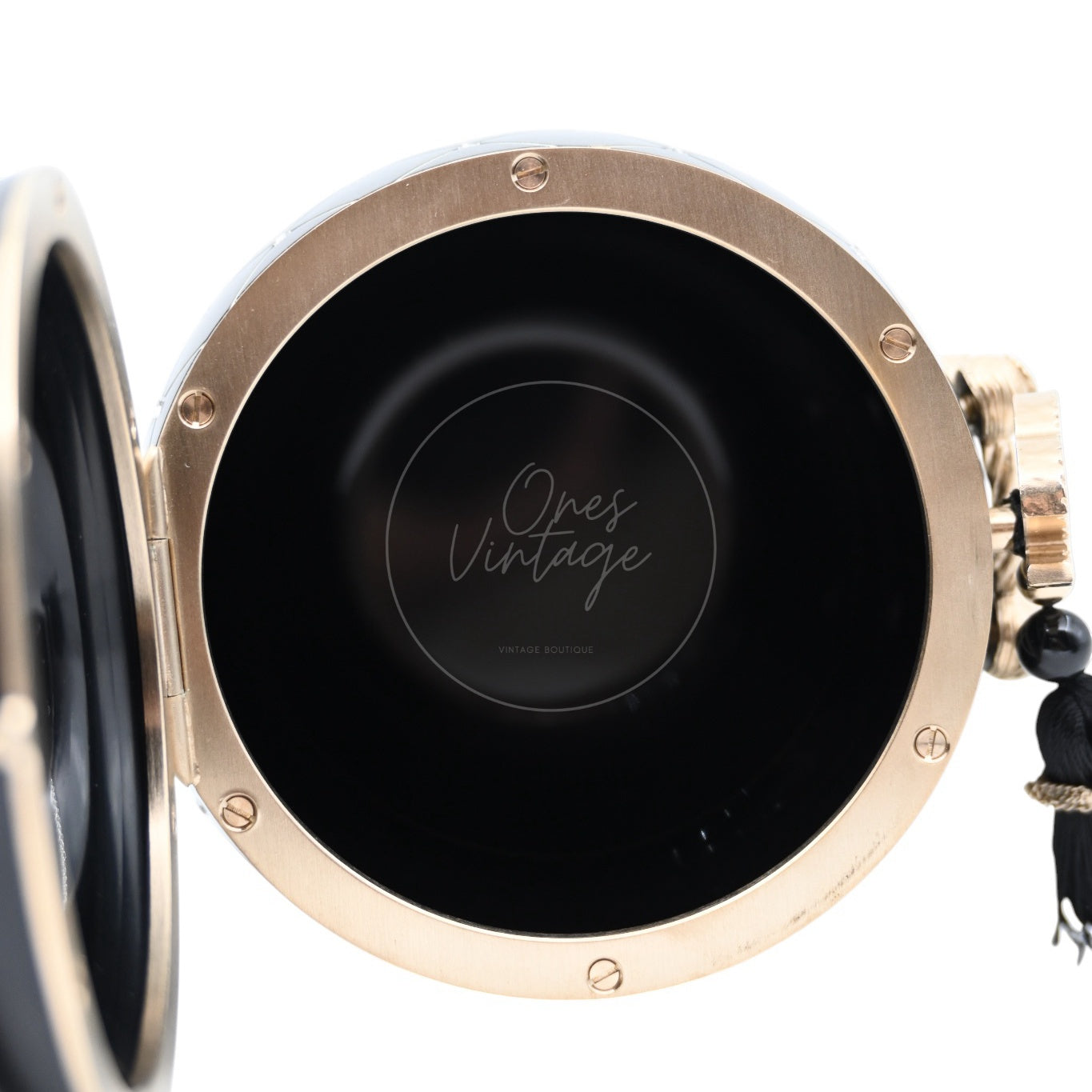 [Pre-owned] Chanel Black Resin Paris-Shanghai Doll Evening Bag