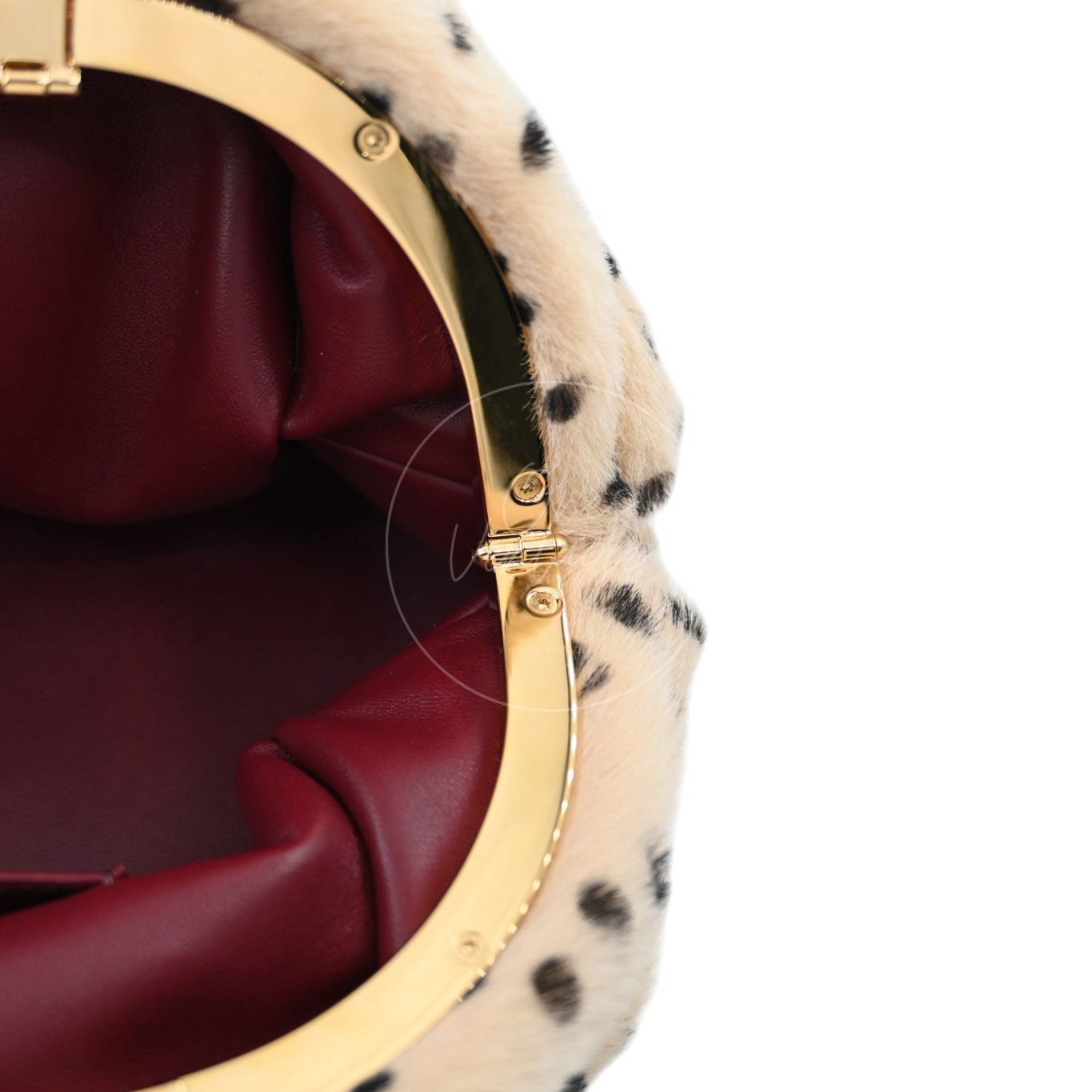 Chanel Pony Hair Cheetah Printed Lambskin Clutch GHW Beige Black Series ET