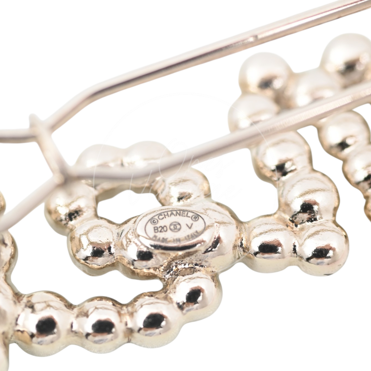 [Pre-owned] Chanel CC Bow Hair Clip