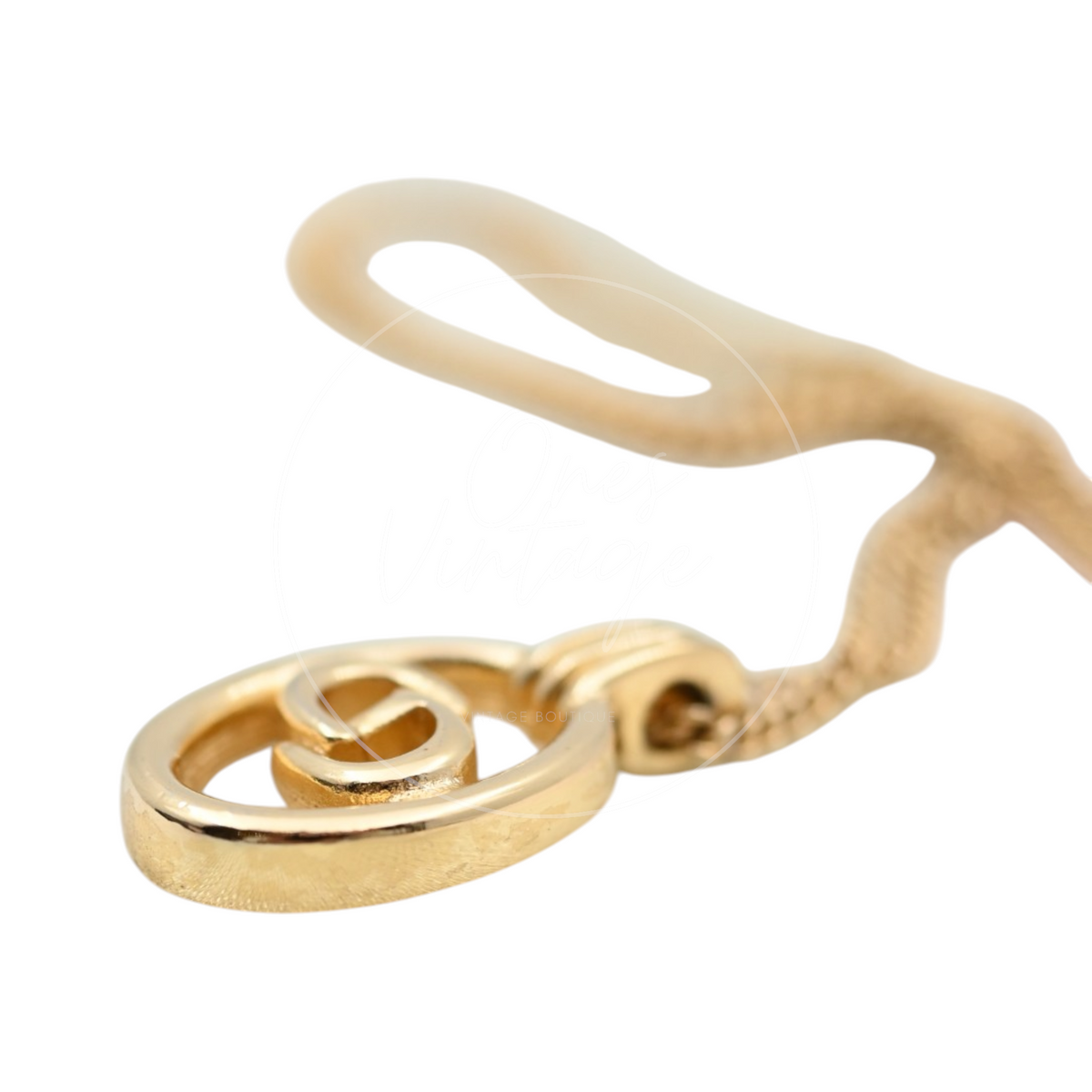 Christian Dior CD Pendant Necklace