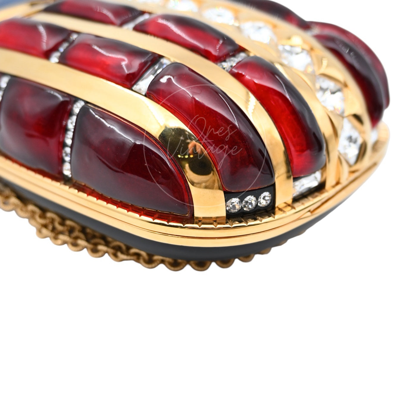 [Pre-owned] Chanel Egypt Scarab Bag Evening Clutch Bag from Chanel's 2019 Métiers d'Art collection