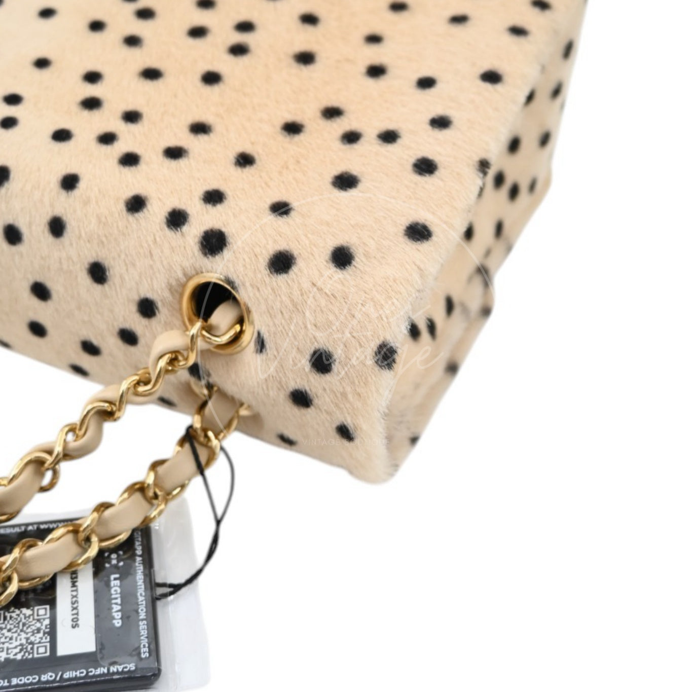 Chanel Classic Flap Bag 25 Cheetah Printed Pony Hair GHW Brown Series UP