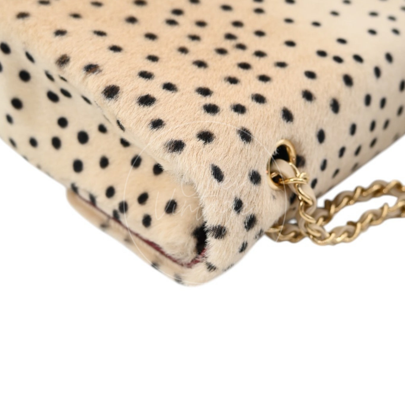 Chanel Classic Flap Bag 25 Cheetah Printed Pony Hair GHW Brown Series UP