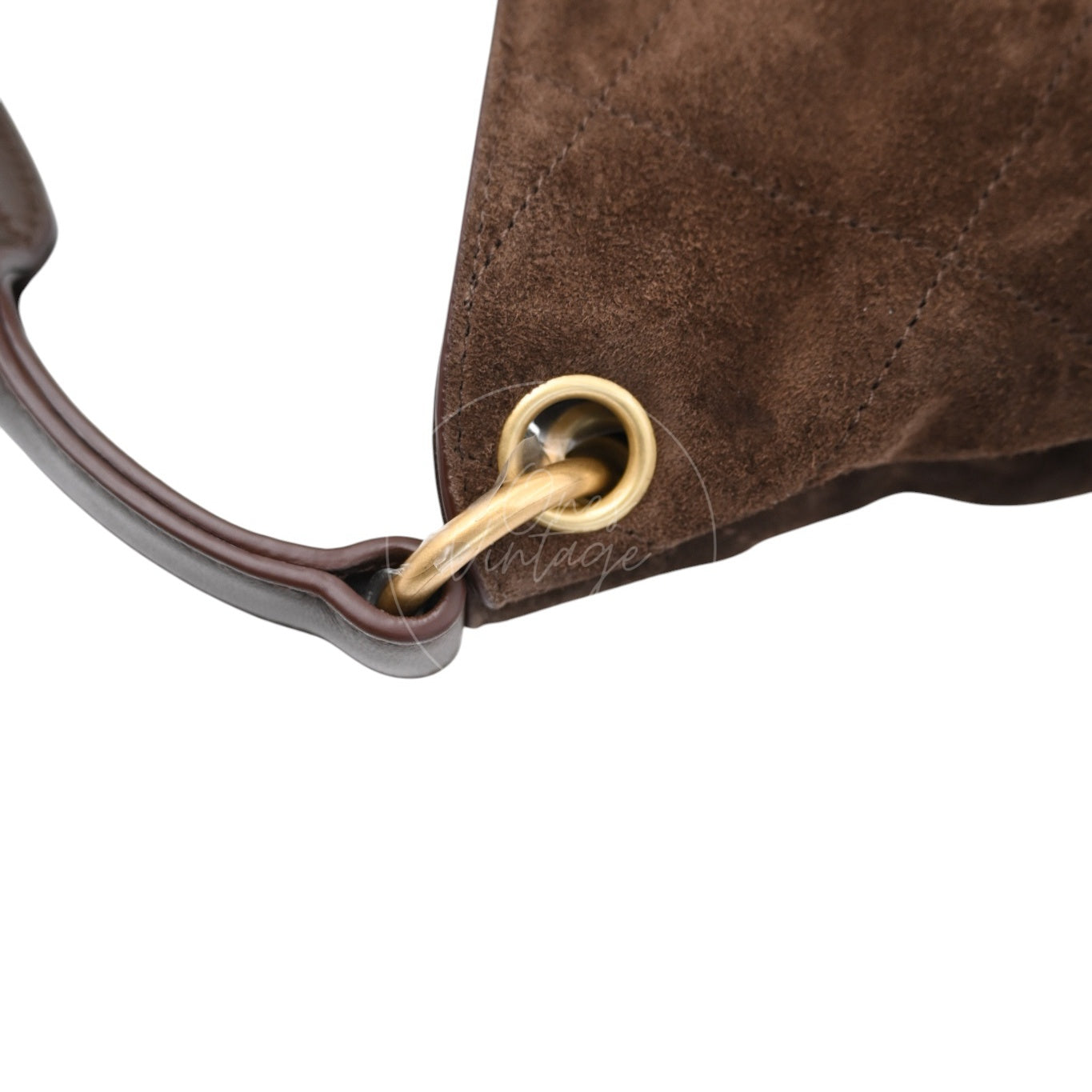 [Unused] Chanel Cruise 25/26 Maxi Suede Calfskin Lambskin Dark Brown Hobo Bag