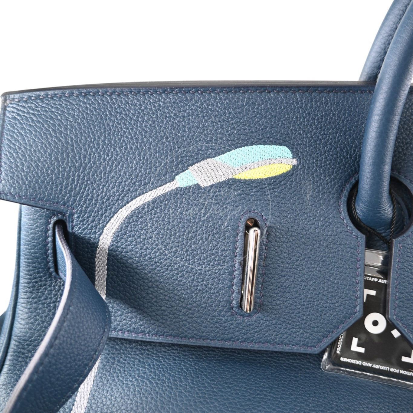 Hermes Endless Road HAC Birkin 50 Togo and Swift Leather PHW Multicolor Stamp Y