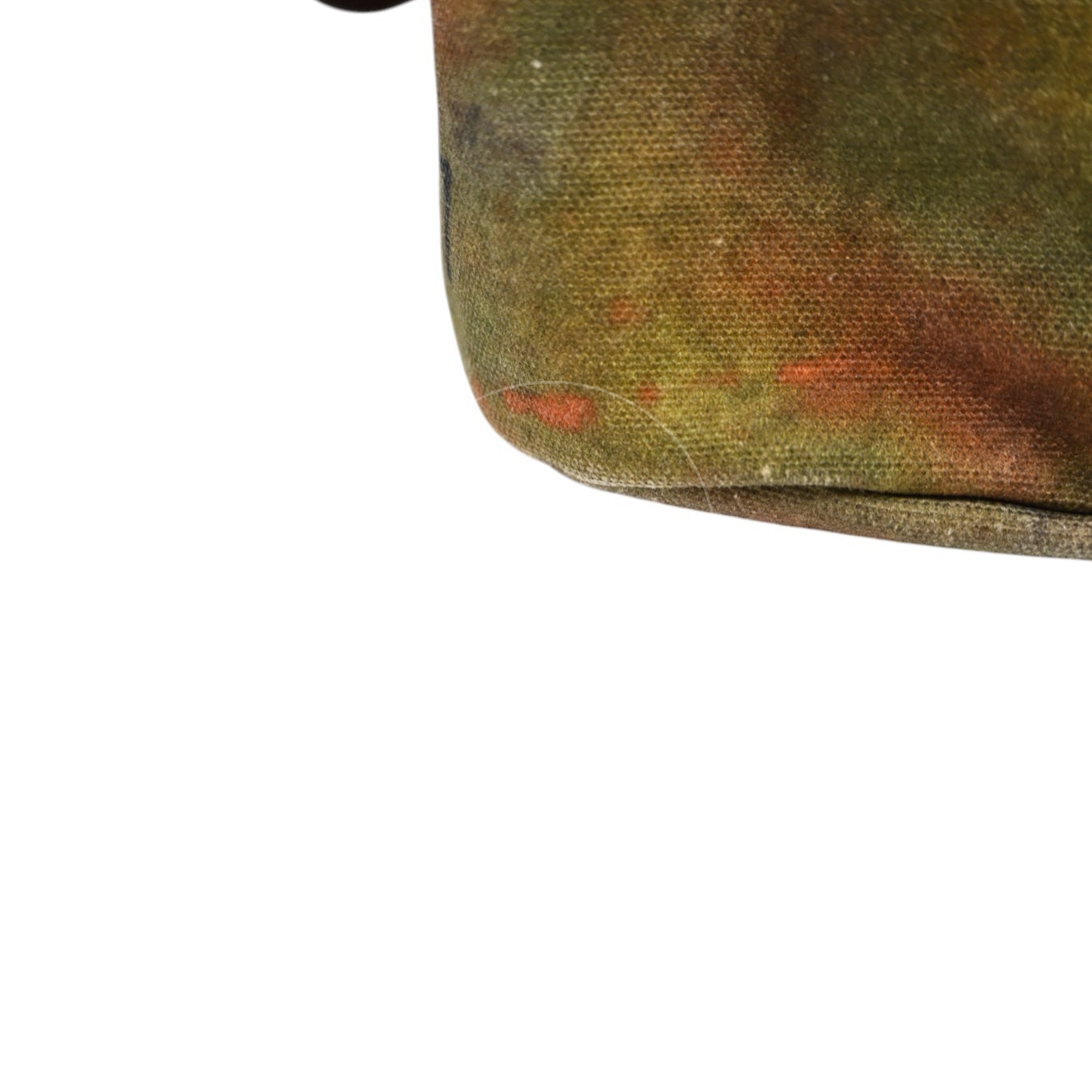 [Pre-owned] Chanel Graffiti Canvas On The Pavements Green Series 20 Messenger Bag