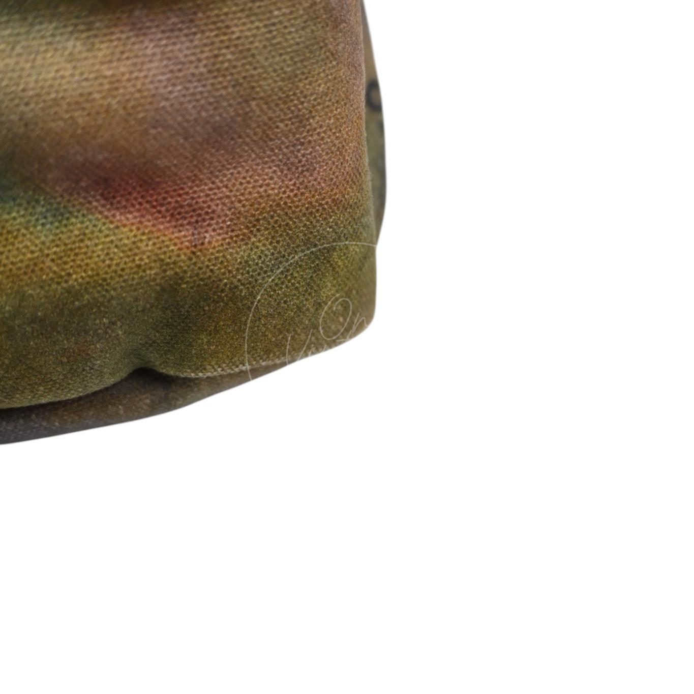 [Pre-owned] Chanel Graffiti Canvas On The Pavements Green Series 20 Messenger Bag