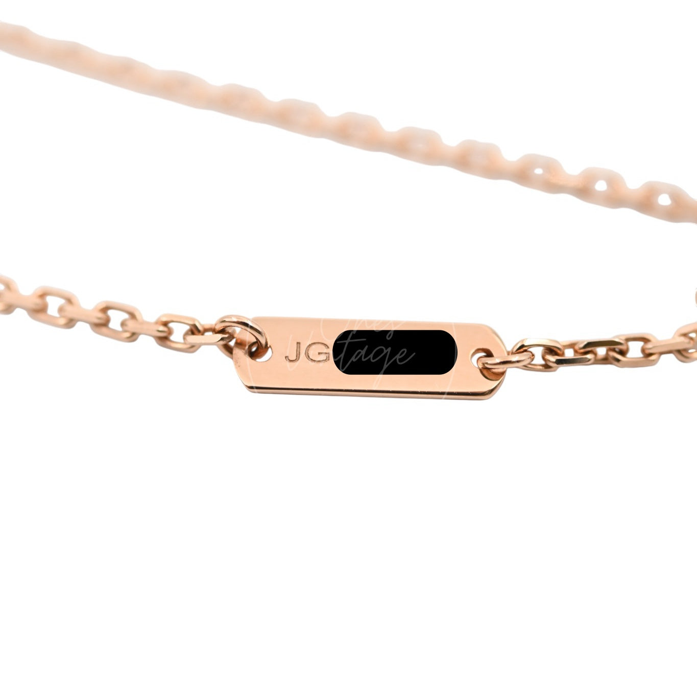 [Unused] Van Cleef & Arpels Vintage Alhambra Pendant Rose Gold Pink Mother of Pearl Diamond