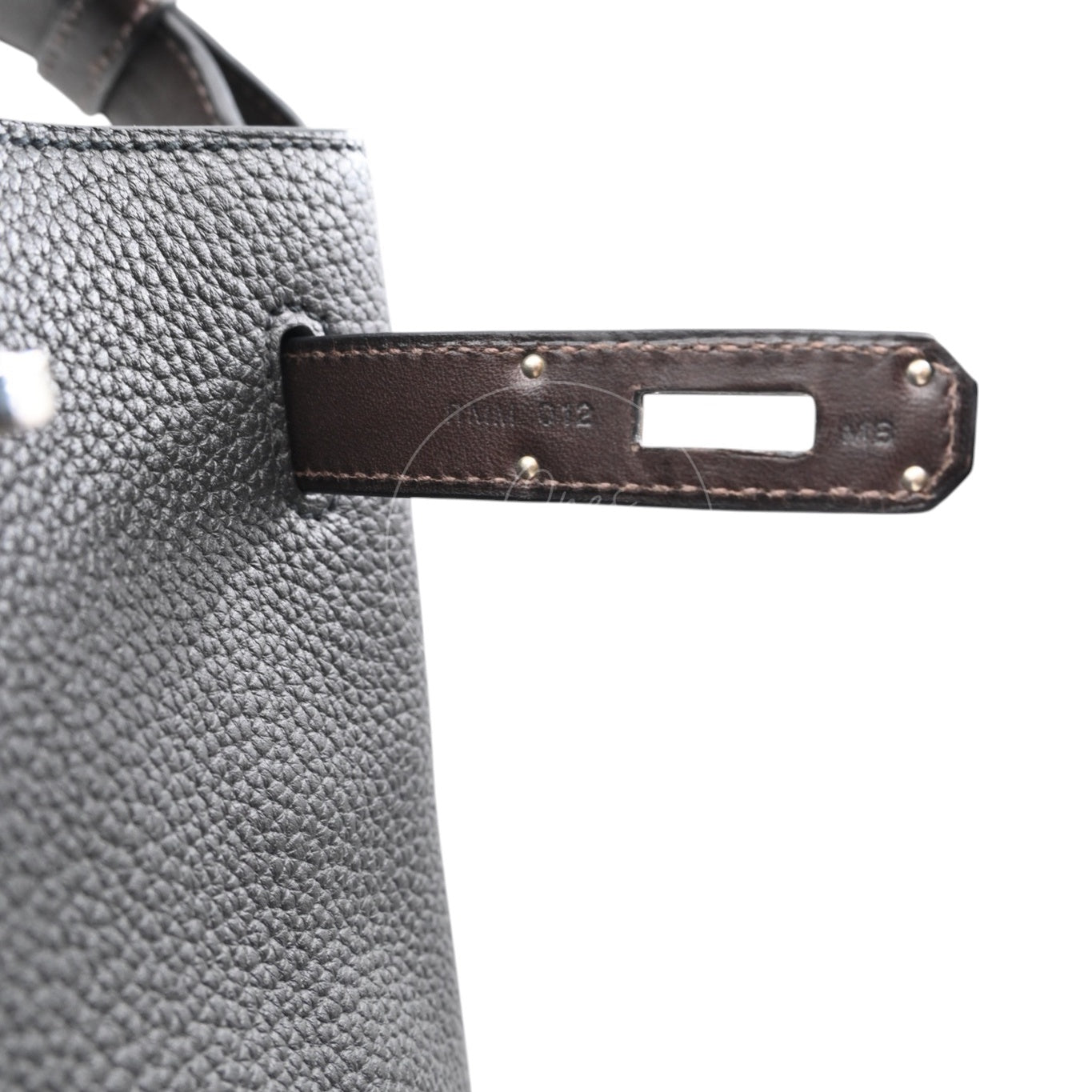 [Pre-owned] Hermes So Kelly 22 Black x Ebene