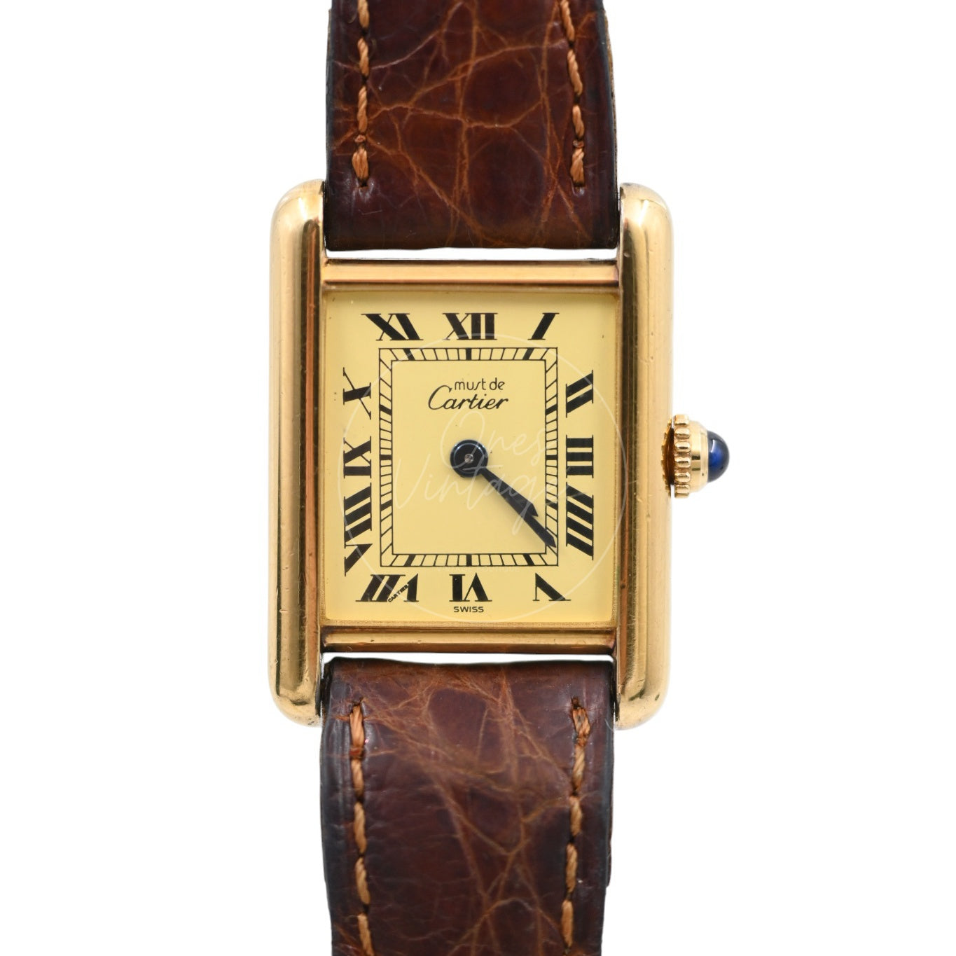 [Pre-owned] Cartier Tank Must in Vermeil Quartz Watch