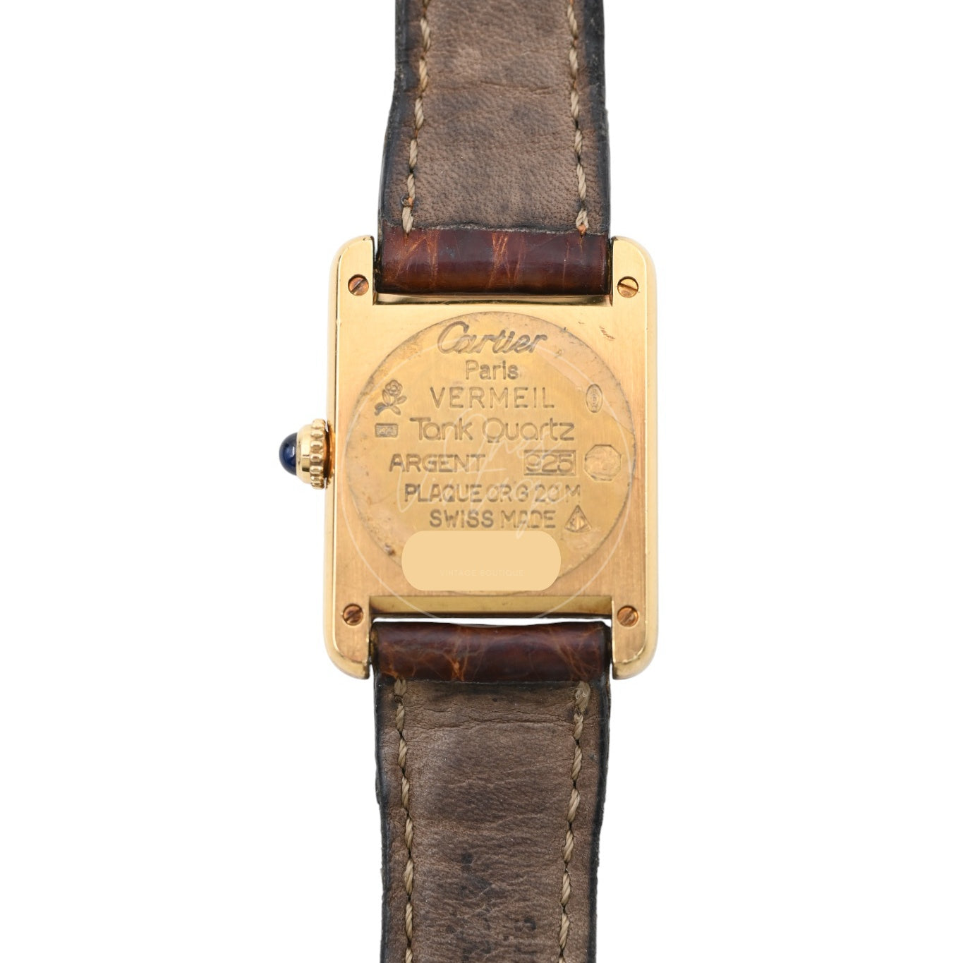 [Pre-owned] Cartier Tank Must in Vermeil Quartz Watch