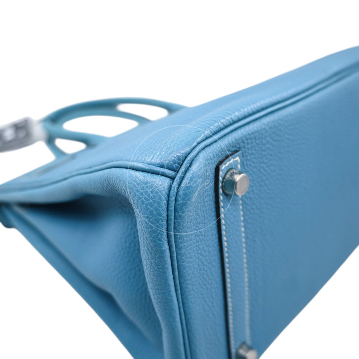 Hermes Birkin 30 Togo Denim Jean PHW Square I