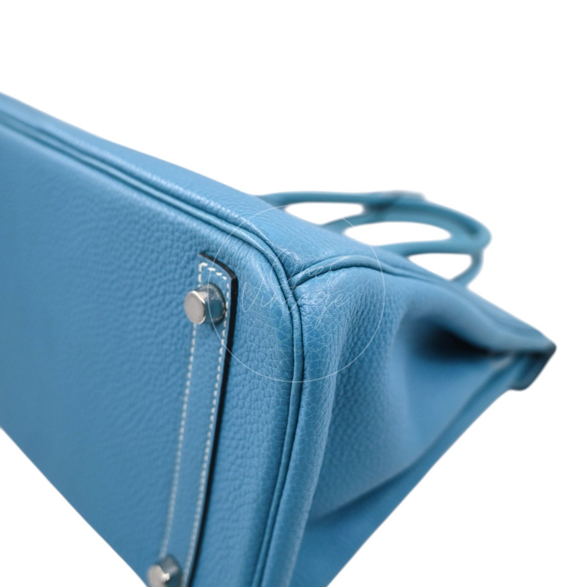 Hermes Birkin 30 Togo Denim Jean PHW Square I