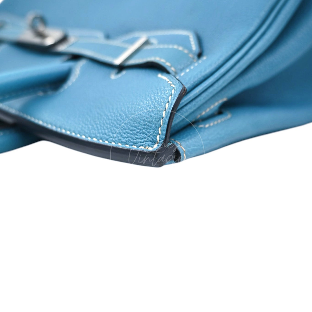 Hermes Birkin 30 Togo Denim Jean PHW Square I