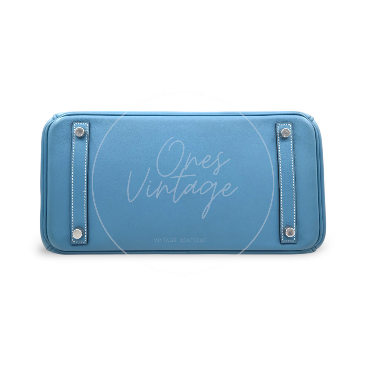 Hermes Birkin 30 PHW Blue Jean Togo Square K