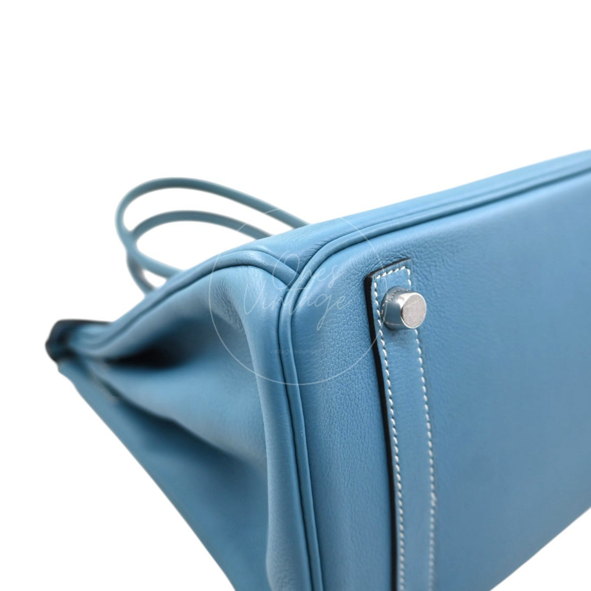 Hermes Birkin 30 PHW Blue Jean Togo Square K
