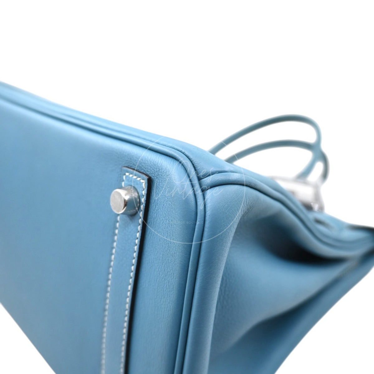 Hermes Birkin 30 PHW Blue Jean Togo Square K