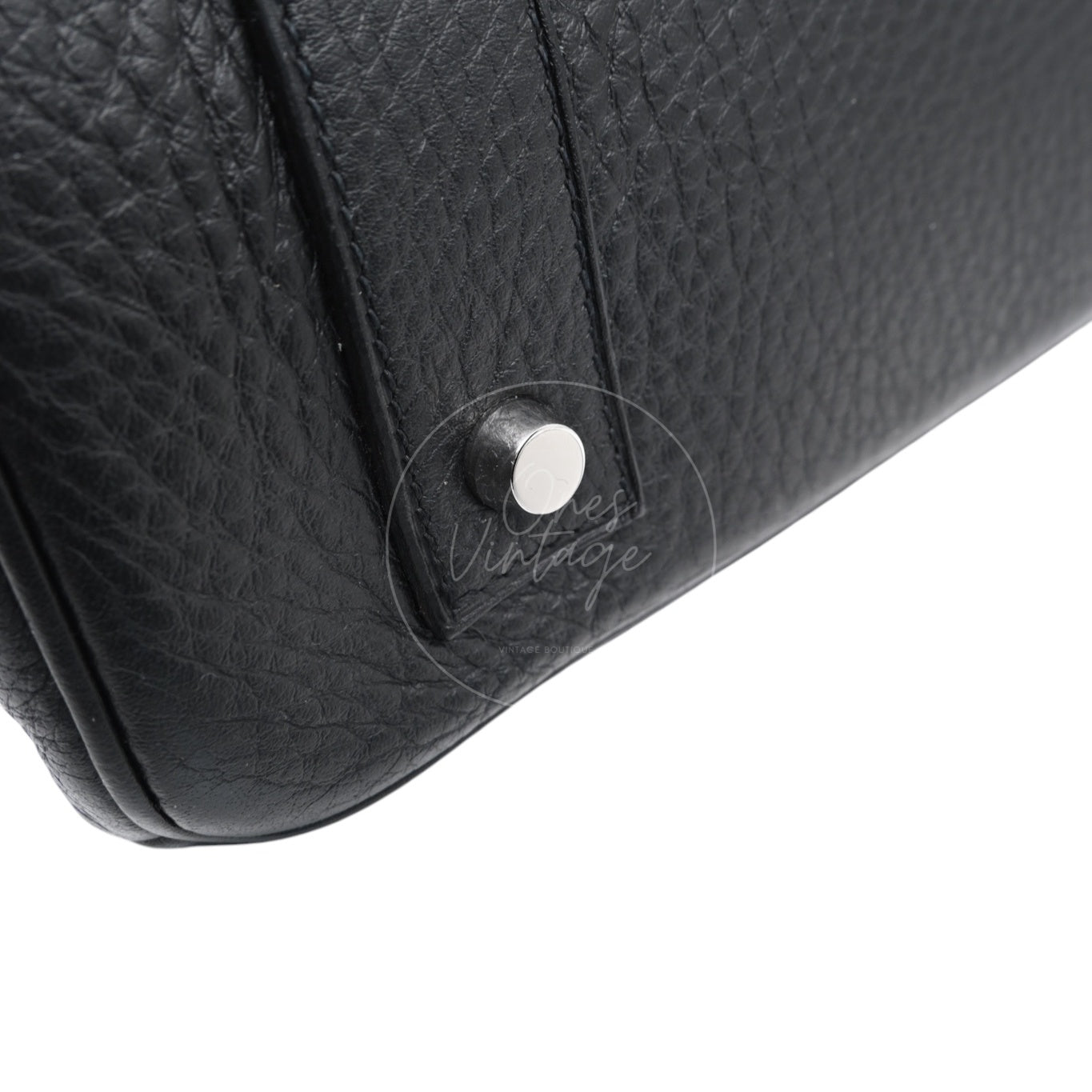 [Pre-owned] Hermes Birkin Shoulder Black Stamp Square L