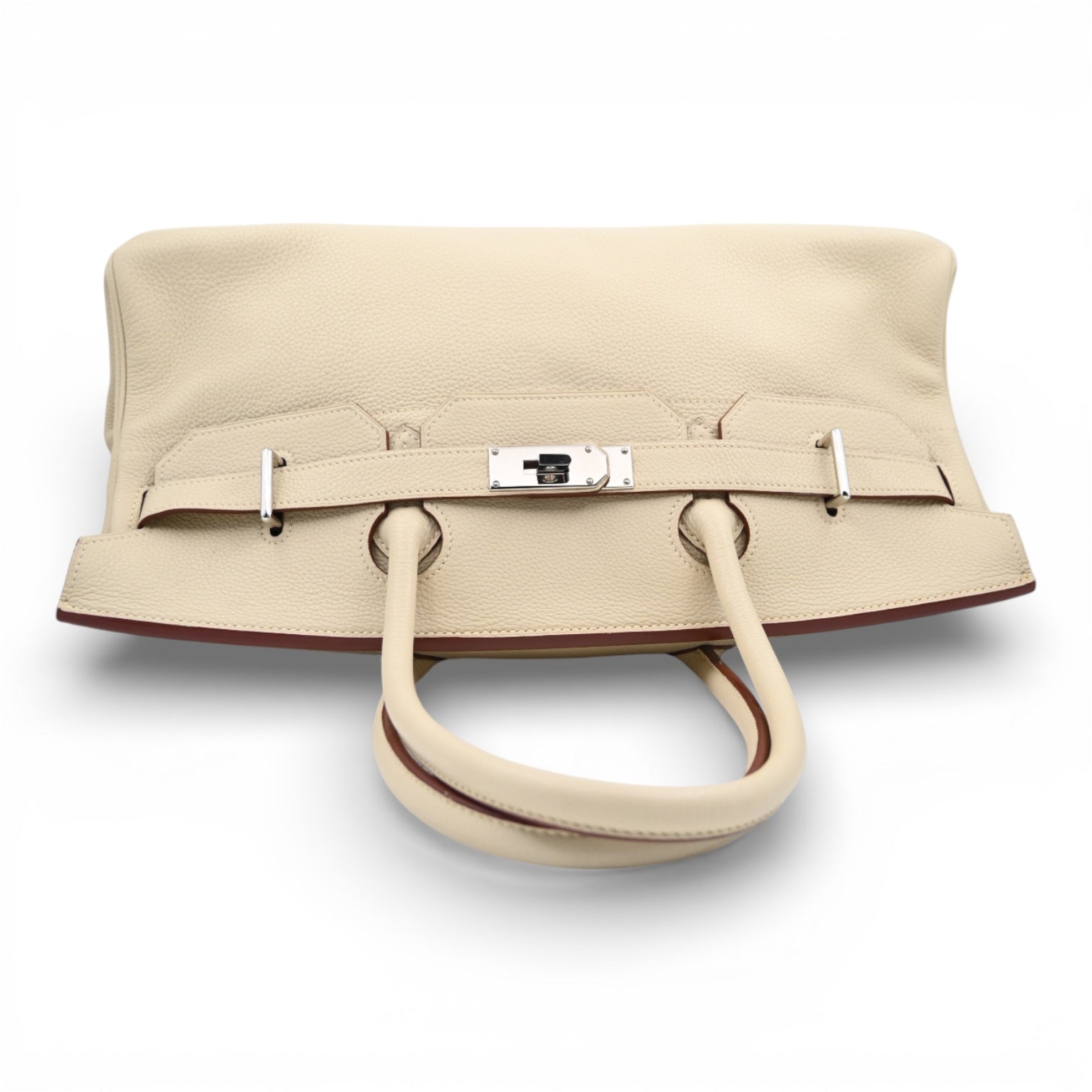 [Pre-owned] Hermes Birkin Shoulder 3C Parchemin Stamp Square K Handbag