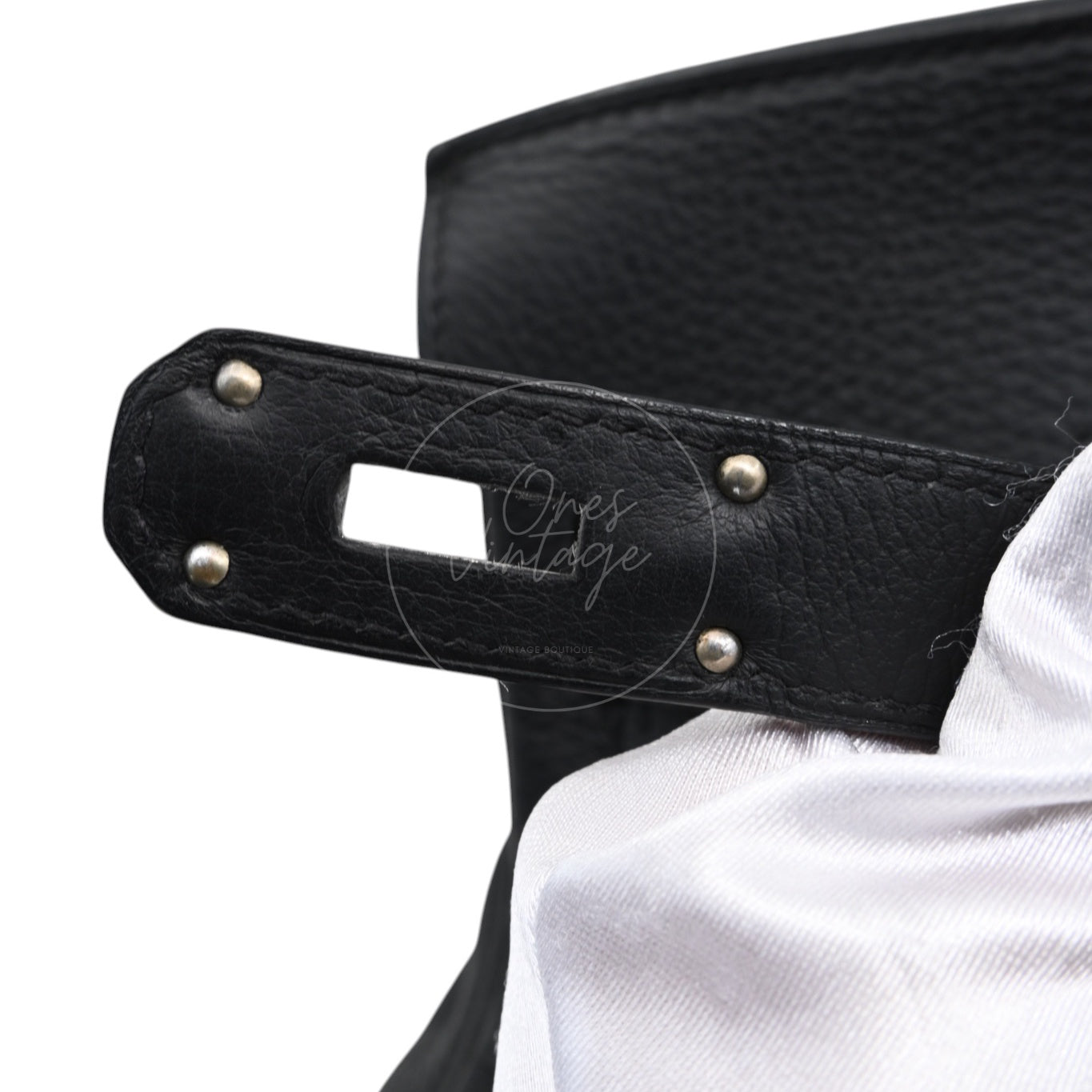 [Pre-owned] Hermes Birkin Shoulder Black Stamp Square L