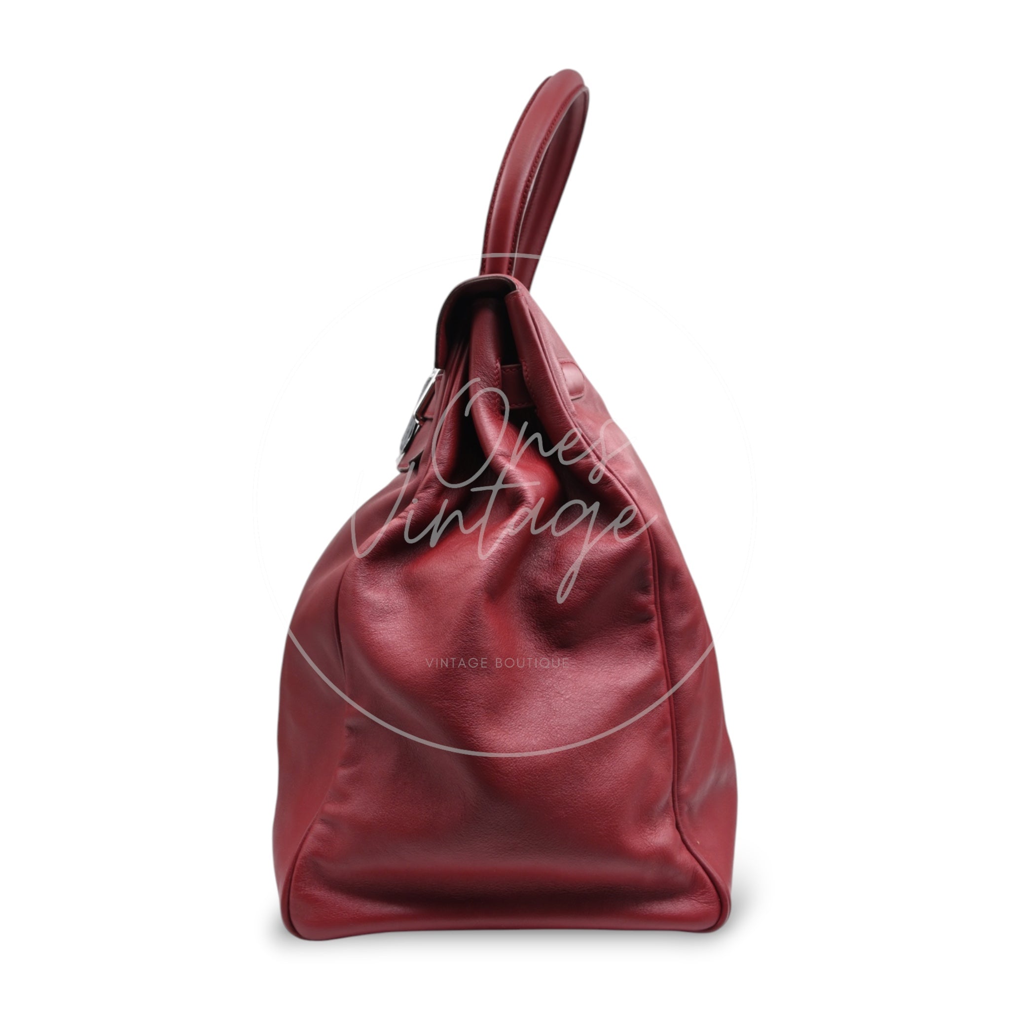 [Pre-owned] Hermes Kelly 50 Red PHW