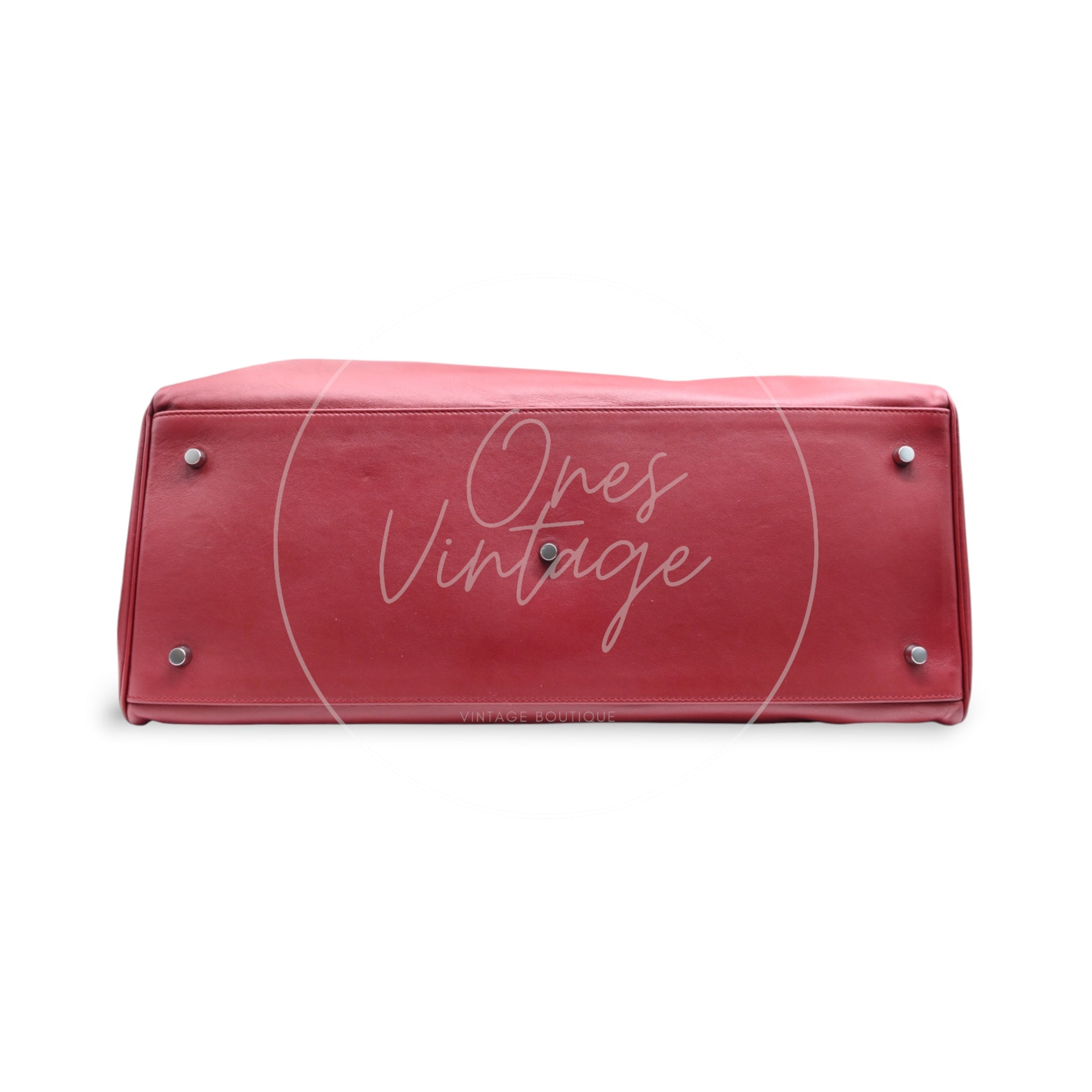 [Pre-owned] Hermes Kelly 50 Red PHW