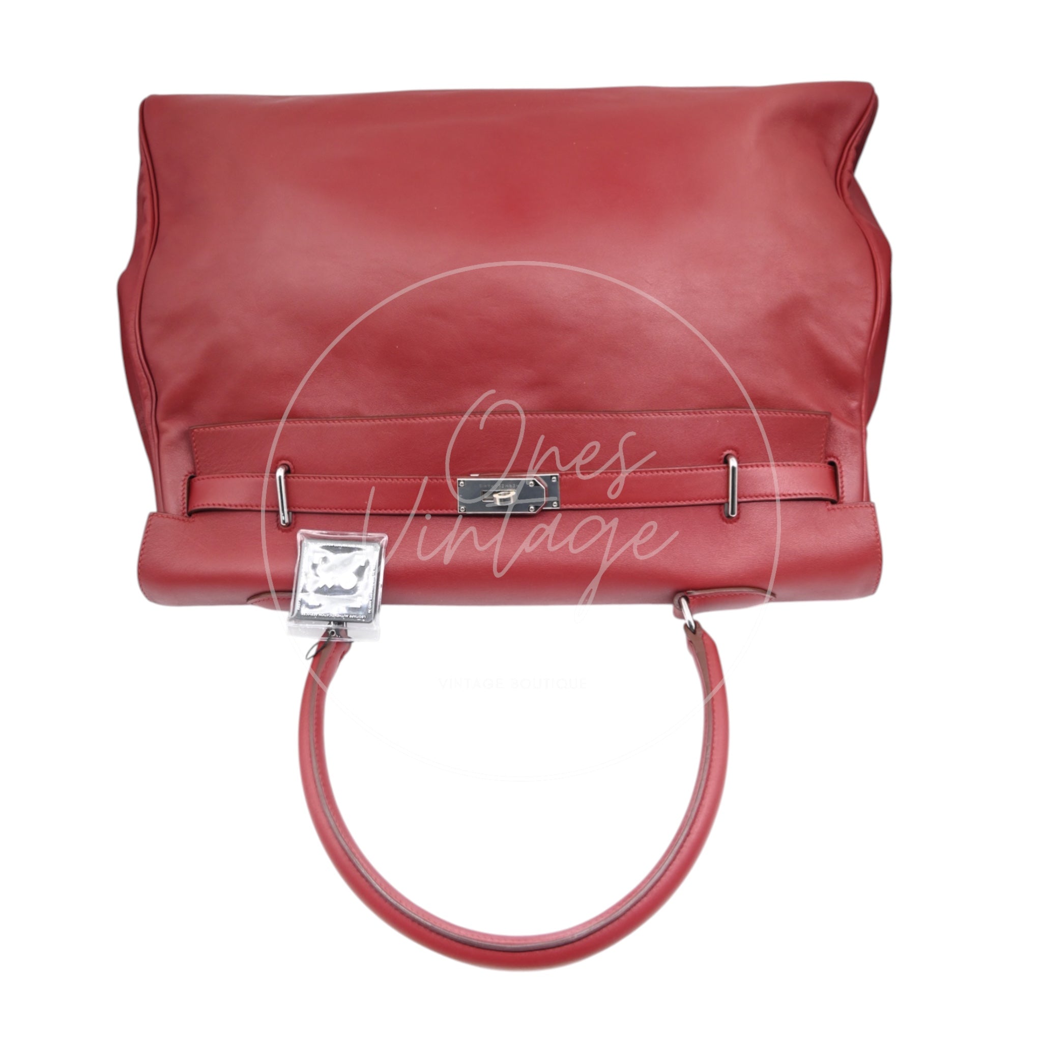 [Pre-owned] Hermes Kelly 50 Red PHW