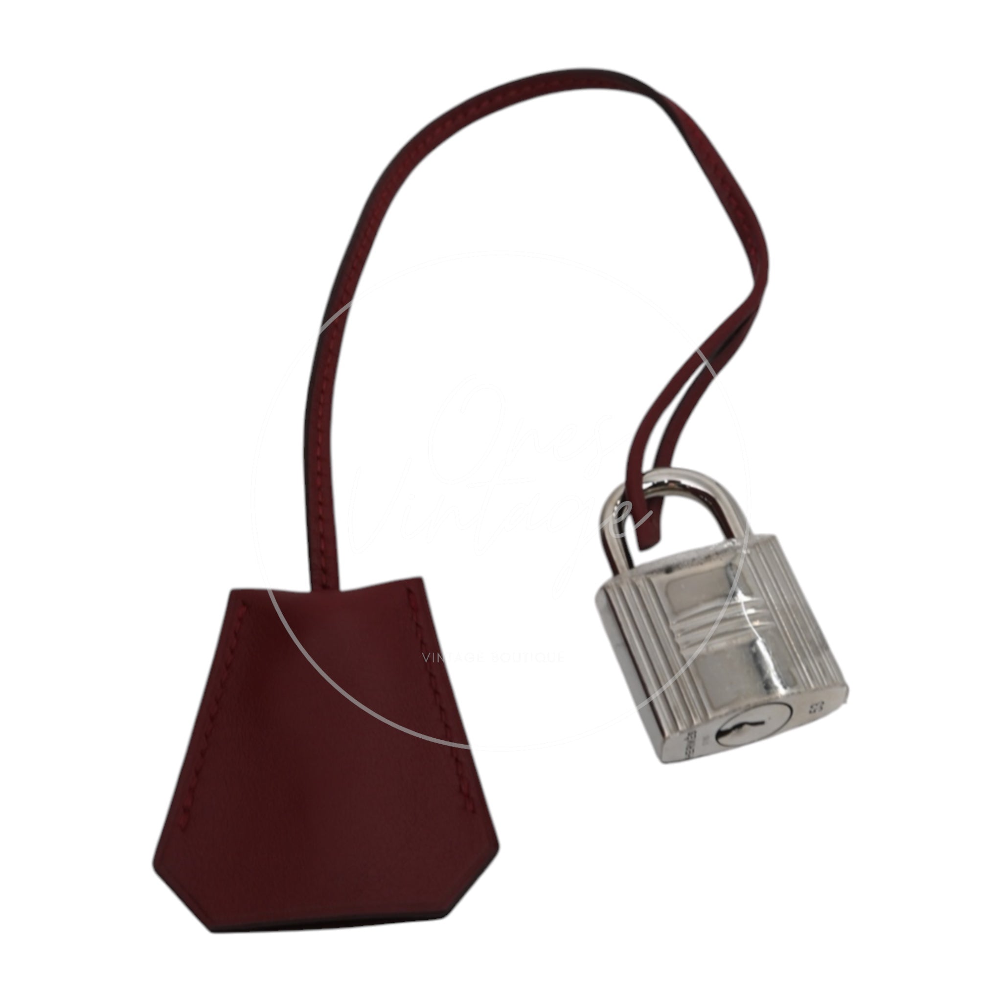 [Pre-owned] Hermes Kelly 50 Red PHW