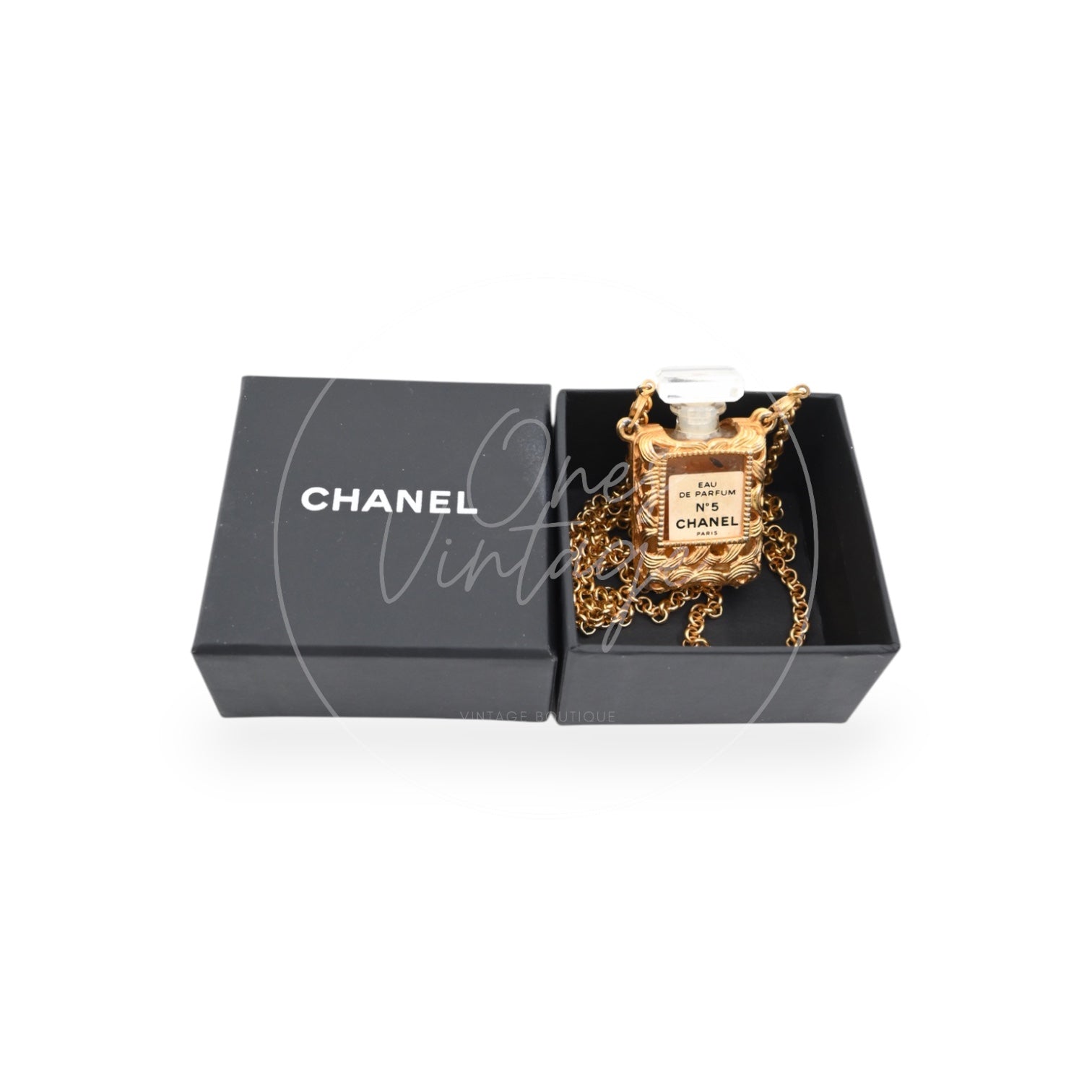 Chanel No.5 Perfume Bottle Necklace