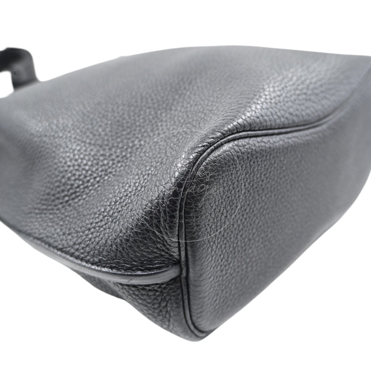 Hermes So Kelly 22 Black PHW Square L