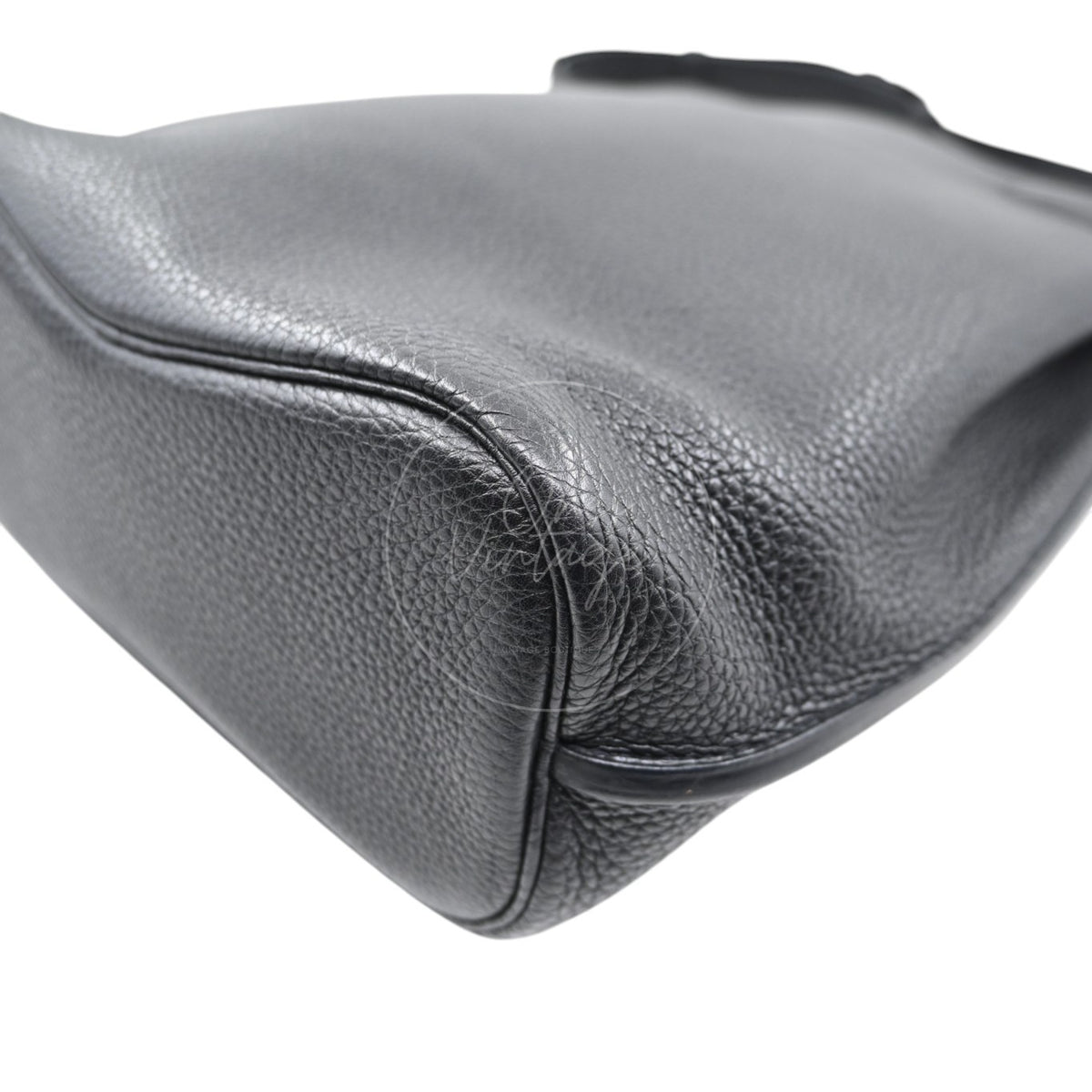 Hermes So Kelly 22 Black PHW Square L