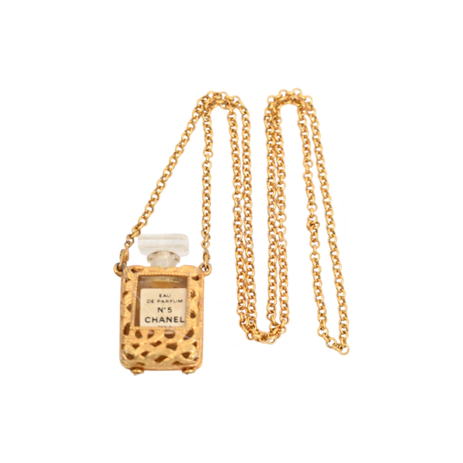 Chanel No.5 Perfume Bottle Necklace