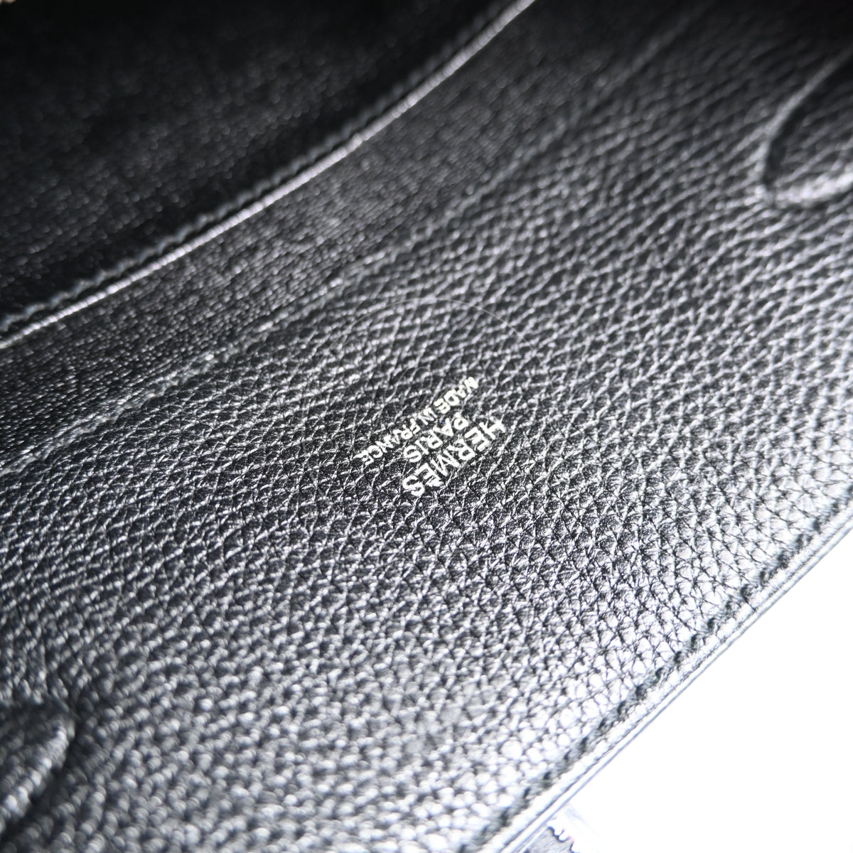 Hermes So Kelly 22 Black PHW Square L
