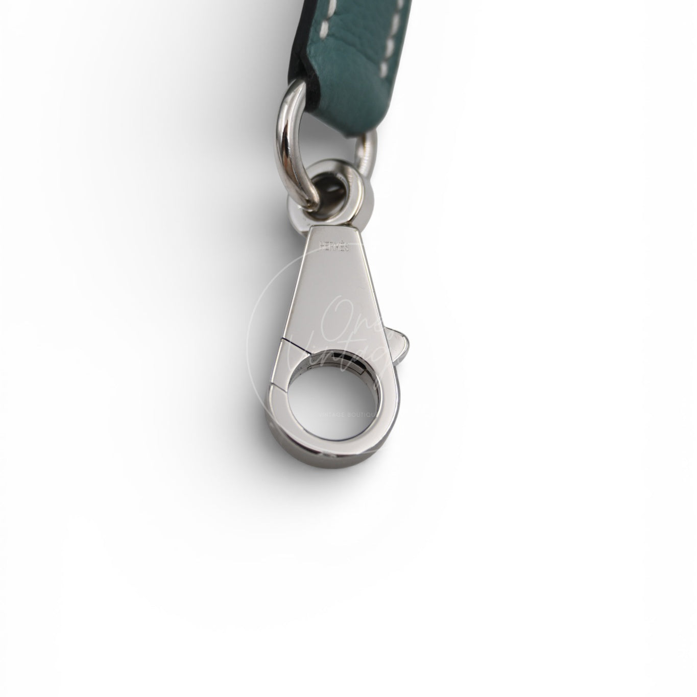 [Pre-owned] Hermes Kelly Ghillies 32 Turquoise Doblis Suede Clemence Evercolor Tricolour PHW Bag