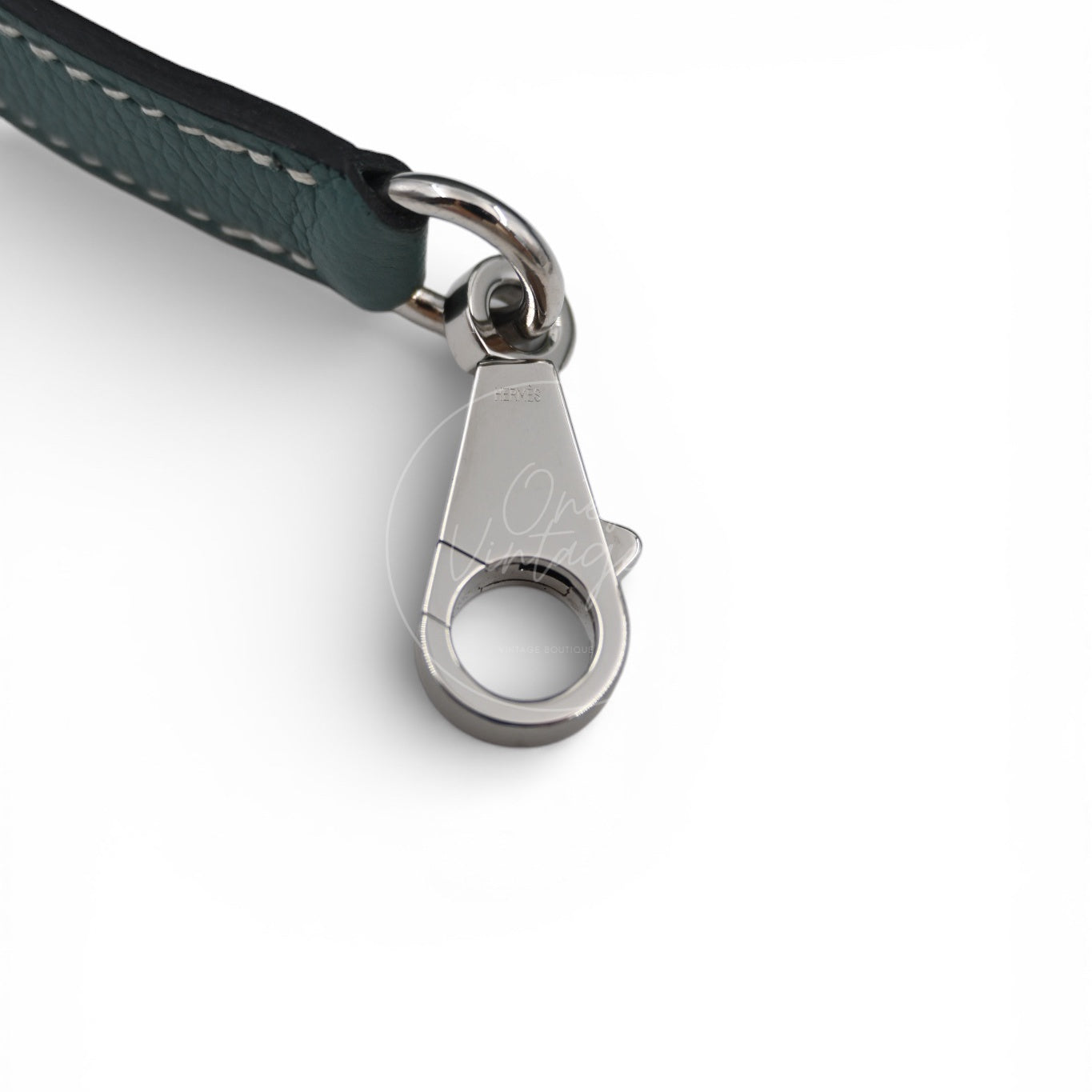 [Pre-owned] Hermes Kelly Ghillies 32 Turquoise Doblis Suede Clemence Evercolor Tricolour PHW Bag